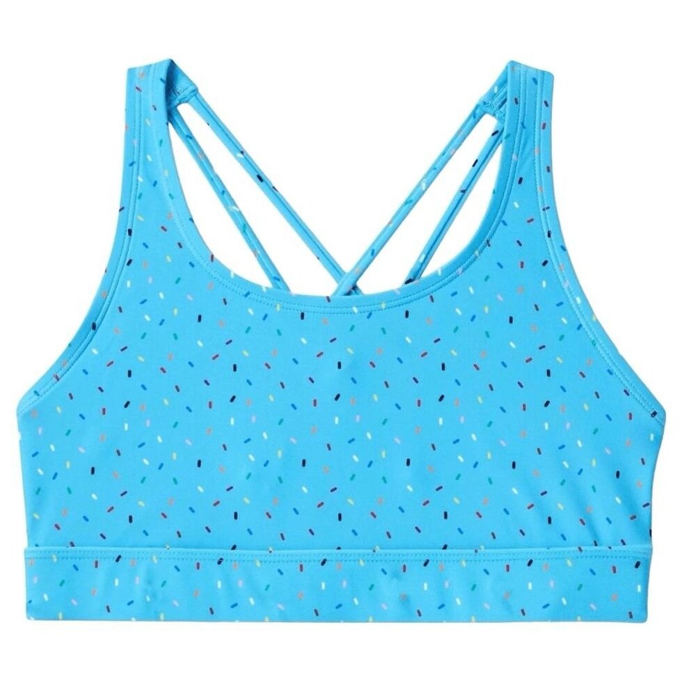 HUMANKIND x Target Size S - Gender Inclusive Pride Sprinkles Bikini Swim Top NEW